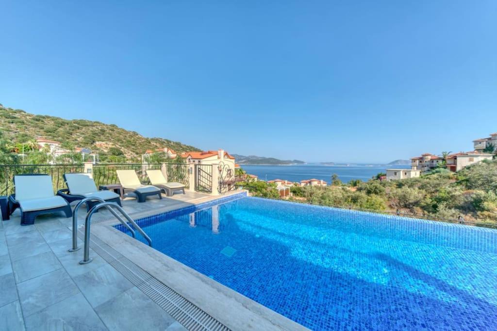 Villa Yaz Amazing Sea View And Meis Island View Kaş Eksteriør bilde